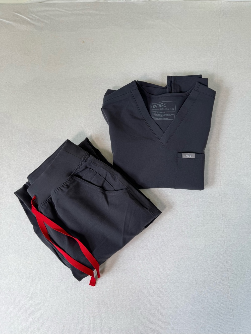 Figs Set XS Yola High-Rise Slim Scrub Pant